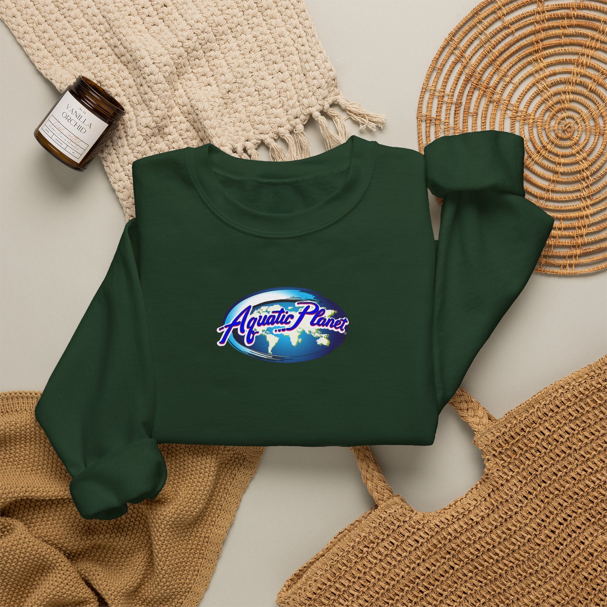 Aquatic Planet Heavy Blend™ Crewneck Sweatshirt