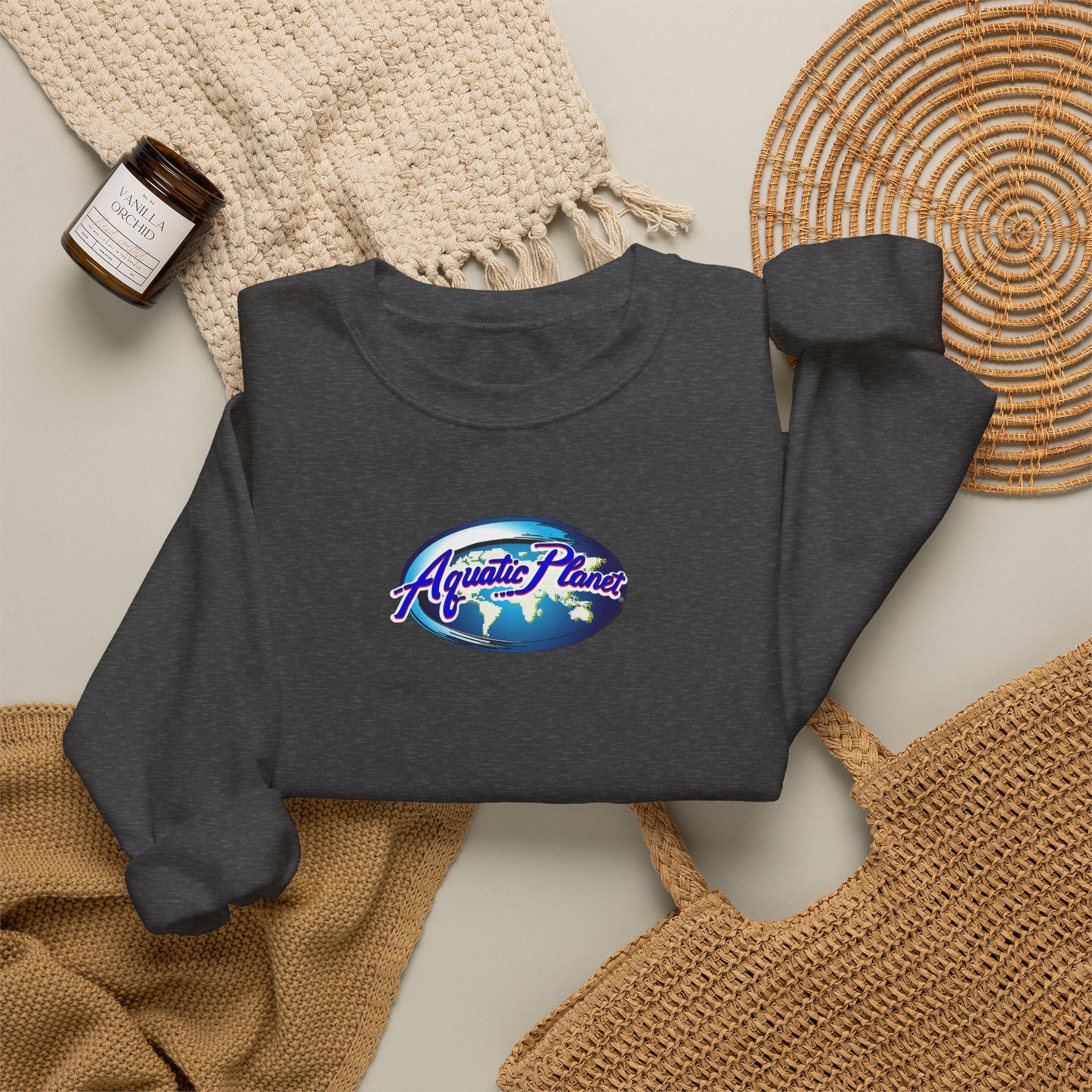 Aquatic Planet Heavy Blend™ Crewneck Sweatshirt