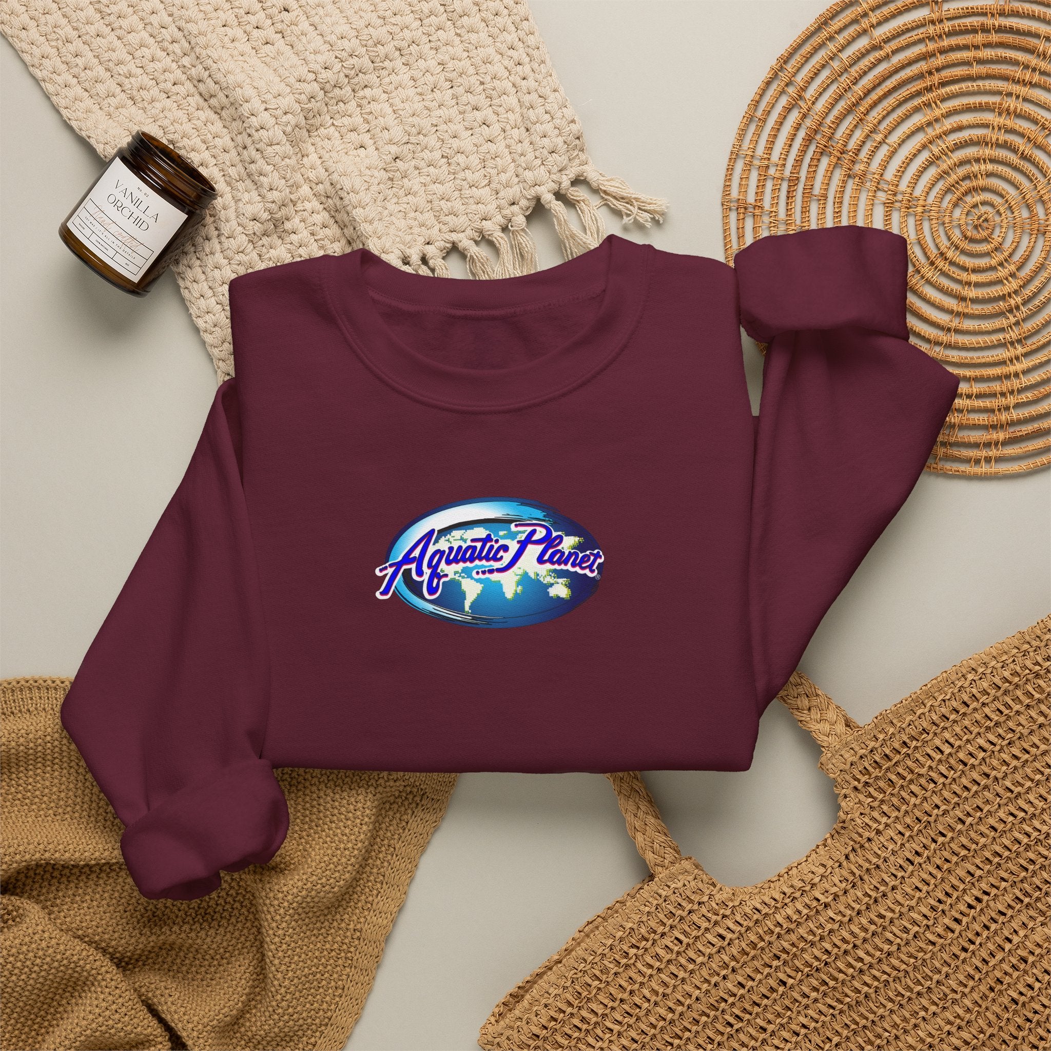 Aquatic Planet Heavy Blend™ Crewneck Sweatshirt