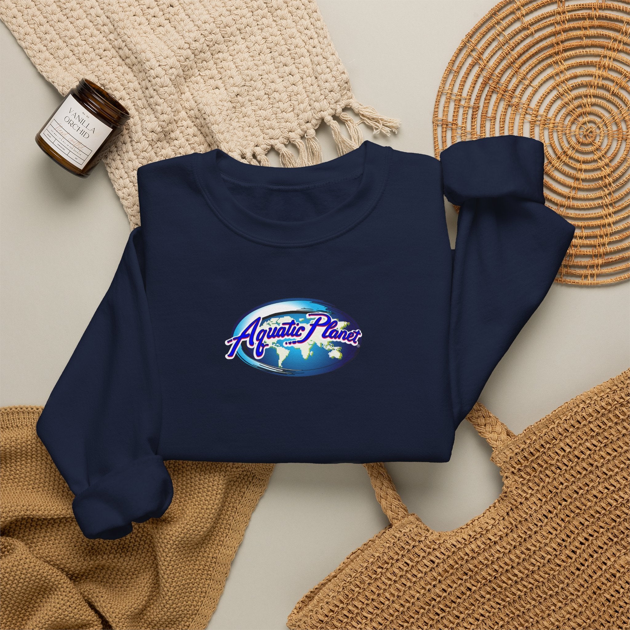 Aquatic Planet Heavy Blend™ Crewneck Sweatshirt